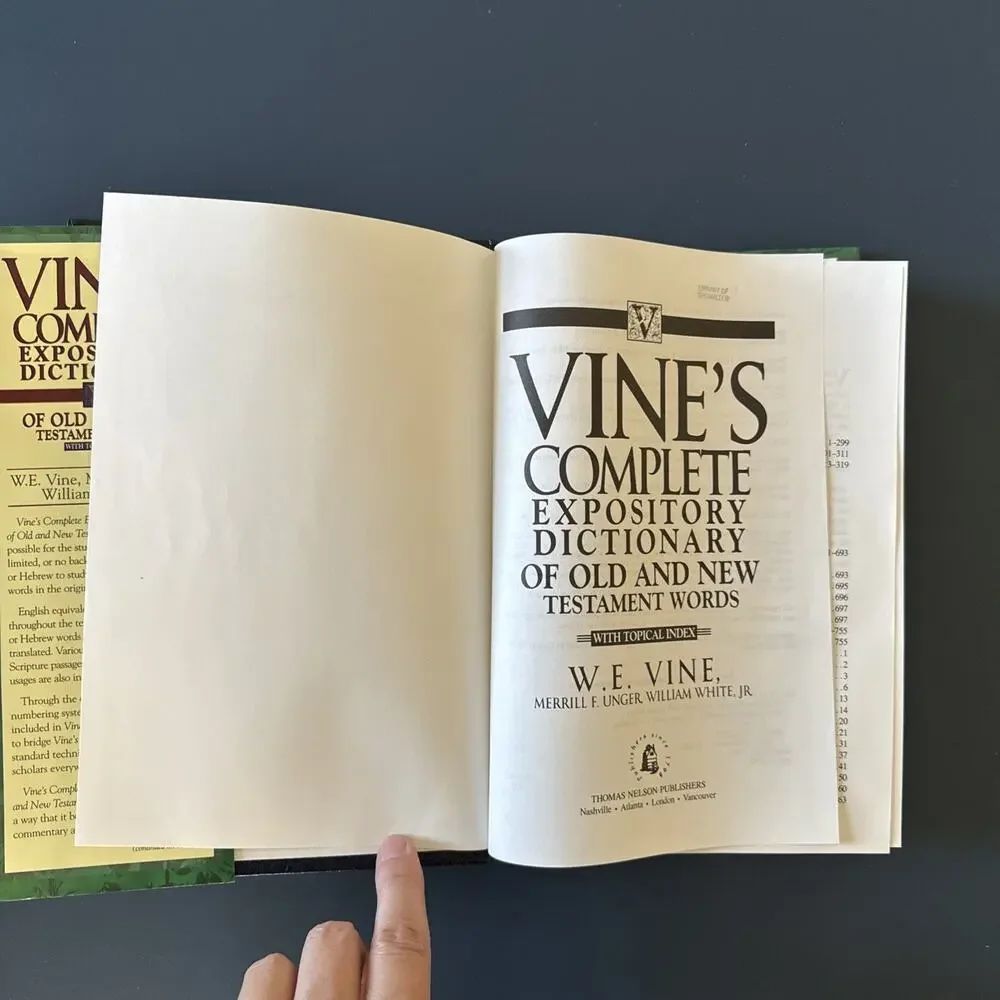 Vine's Complete Expository Dictionary of Old and New Testament Words